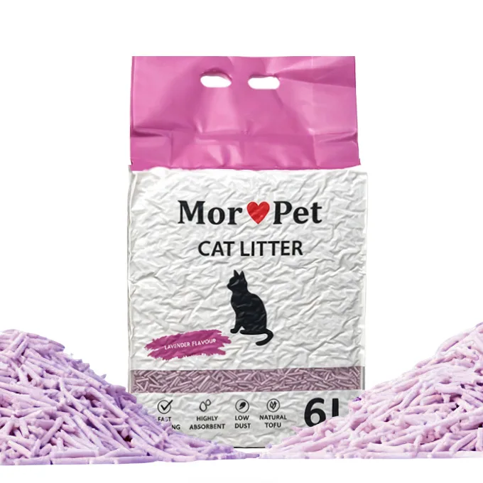 MorePet tofu kraikas katėms levandų kvapo, 6 L